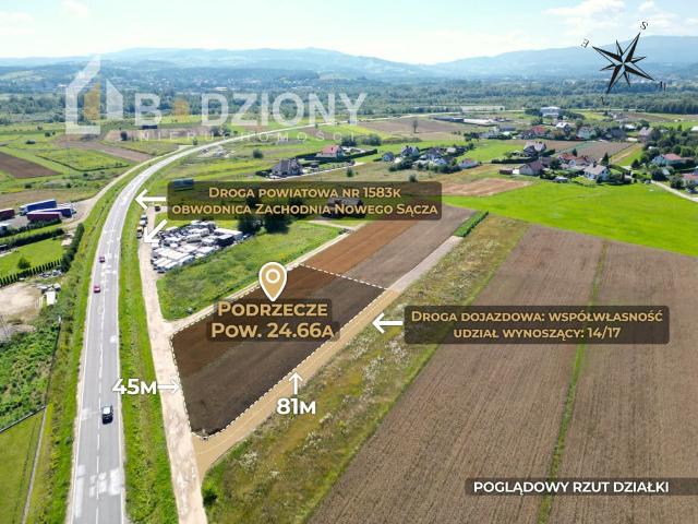 Grunt na sprzedaż w Podrzecze, Małopolskie