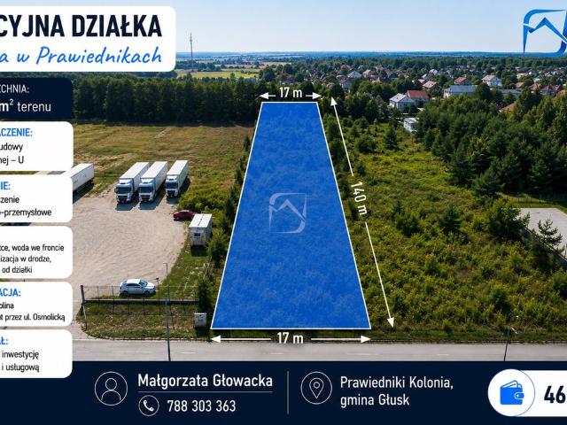 Grunt na sprzedaż w Prawiedniki-Kolonia, Lubelskie
