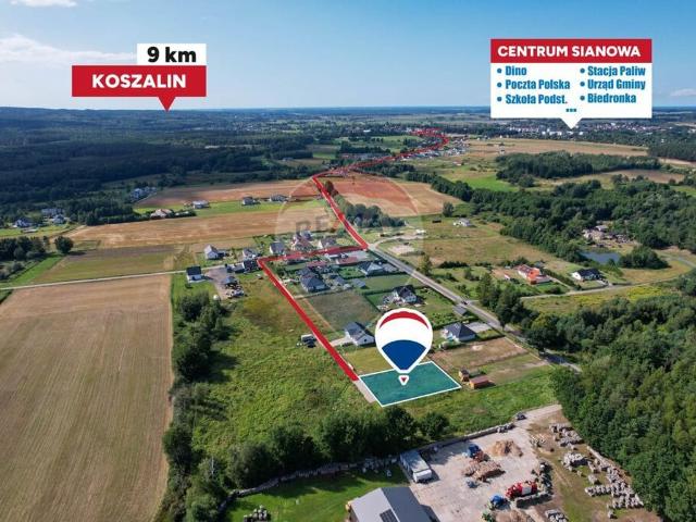 Grunt na sprzedaż w Sianów, powiat koszaliński