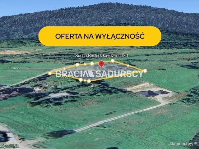 Grunt na sprzedaż w Błachuty, Sucha Beskidzka