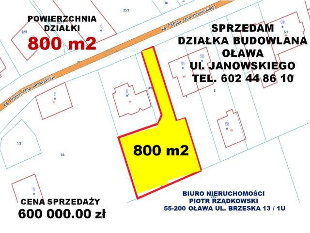 Grunt na sprzedaż w Oława, Dolnośląskie