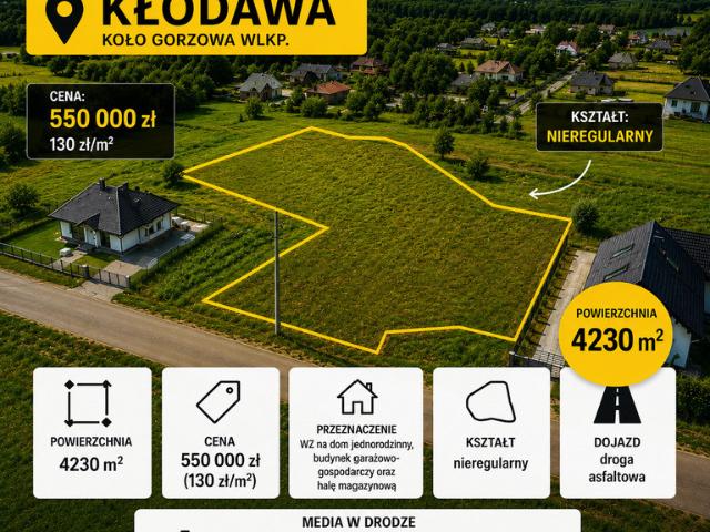 Grunt na sprzedaż w Gorzów Wielkopolski, Lubuskie