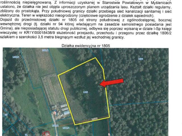 Grunt na sprzedaż w Głogoczów, Małopolskie