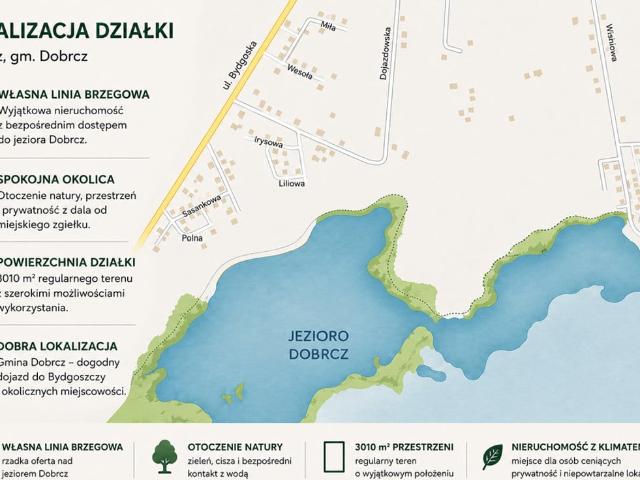Grunt na sprzedaż w Dobrcz, Kujawsko-pomorskie