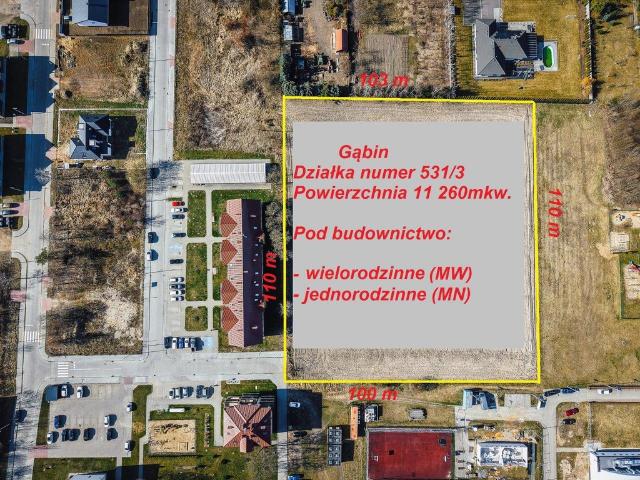 Grunt na sprzedaż w Gąbin, Mazowieckie