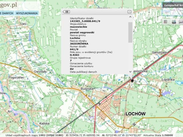 Grunt na sprzedaż w Łochów, Mazowieckie
