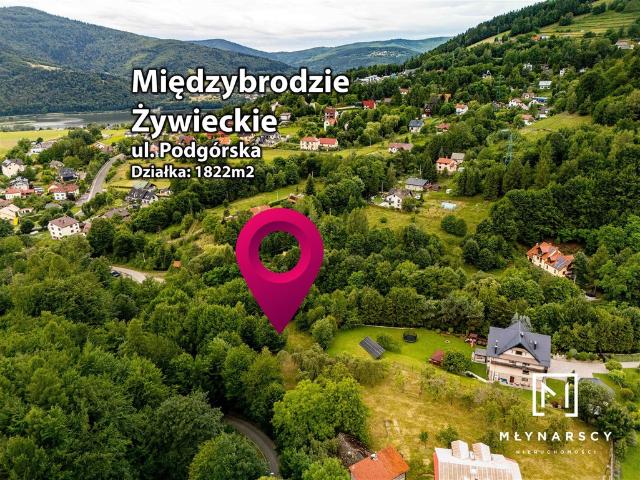 Grunt na sprzedaż w Międzybrodzie Żywieckie, Śląskie