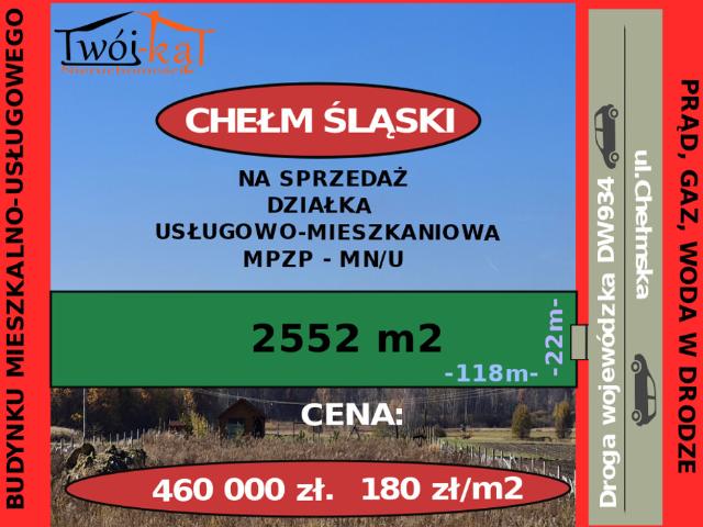 Grunt na sprzedaż w Chełm Śląski, Śląskie