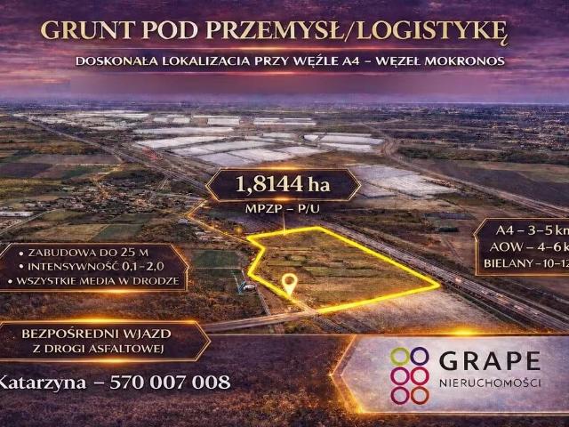 Grunt na sprzedaż w Nowa Wieś Wrocławska, Dolnośląskie