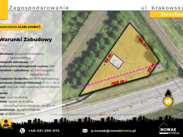 Grunt na sprzedaż w Jarosław, Podkarpackie