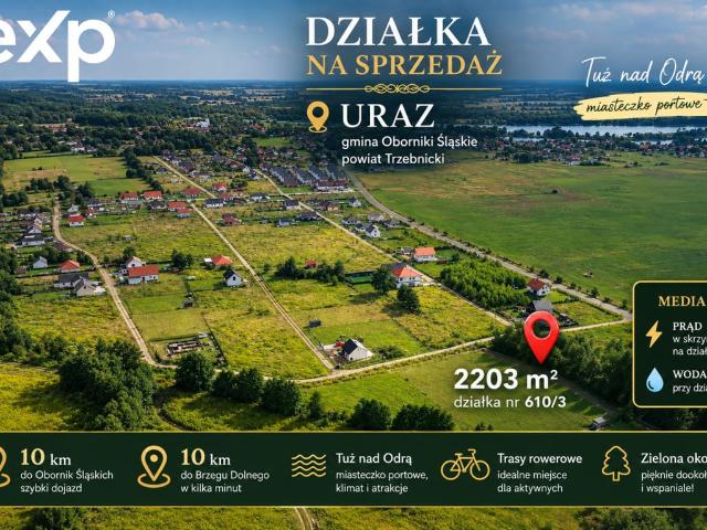 Grunt na sprzedaż w Uraz, powiat trzebnicki