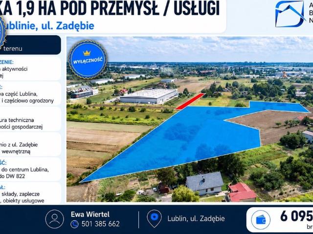 Grunt na sprzedaż w Zadębie Stare, Lublin