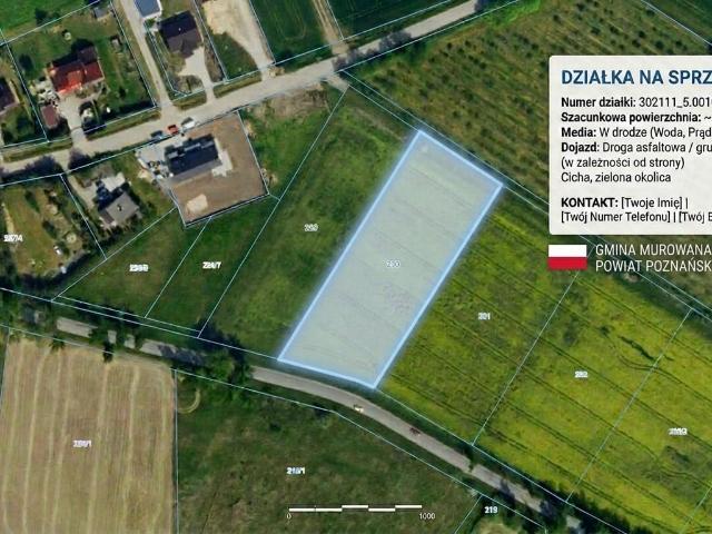 Grunt na sprzedaż w Mściszewo, Wielkopolskie