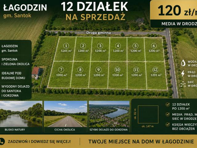 Grunt na sprzedaż w Łagodzin, Lubuskie