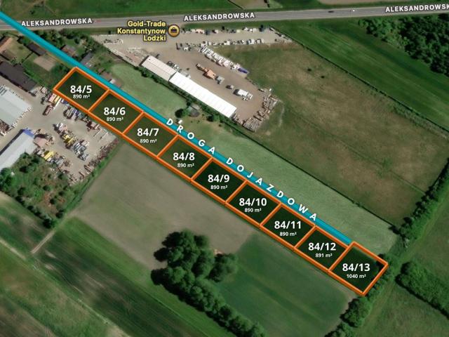 Grunt na sprzedaż w Konstantynów Łódzki, Łódzkie