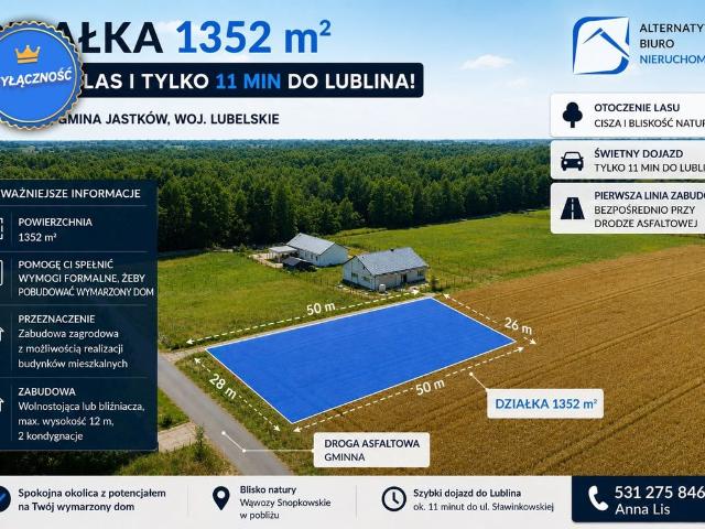 Grunt na sprzedaż w Jakubowice Konińskie-Kolonia, Lubelskie