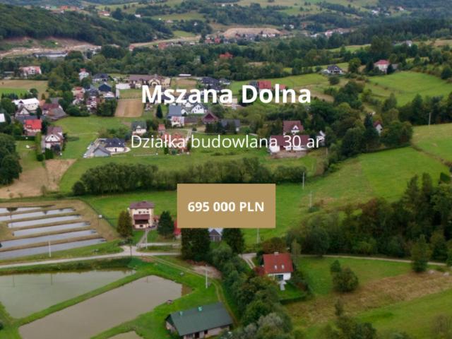 Grunt na sprzedaż w Zarabie, Mszana Dolna