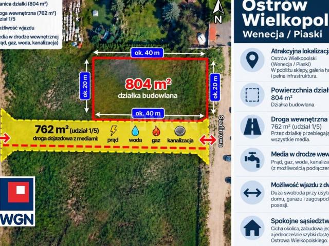 Grunt na sprzedaż w Ostrów Wielkopolski, Wielkopolskie