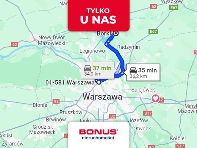Grunt na sprzedaż w Borki, Mazowieckie