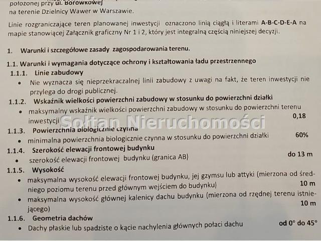 Grunt na sprzedaż w Warszawa, Mazowieckie