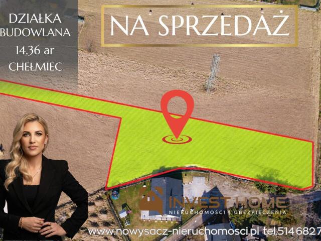 Grunt na sprzedaż w Chełmiec, Małopolskie