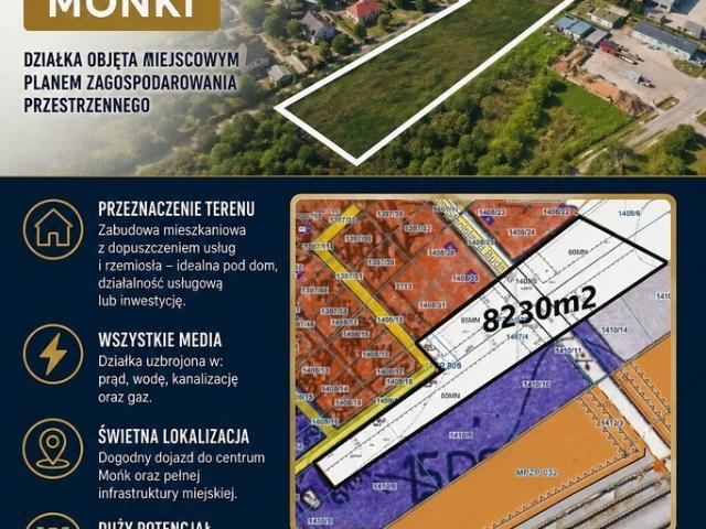 Grunt na sprzedaż w Mońki, Podlaskie