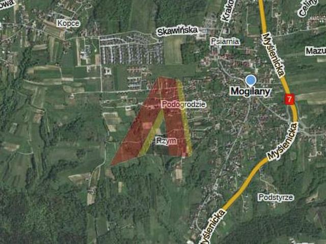 Grunt na sprzedaż w Mogilany, Małopolskie