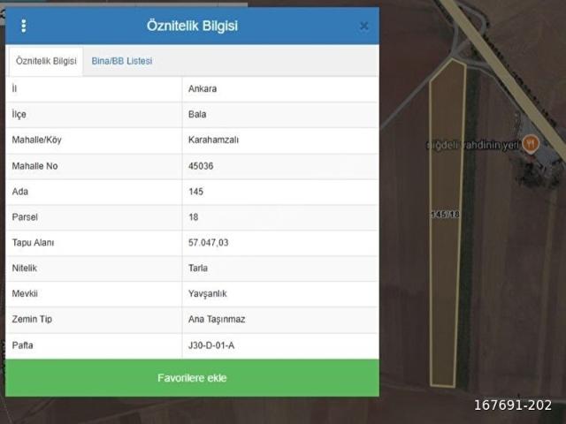 Konya içerisinde satılık Arsa