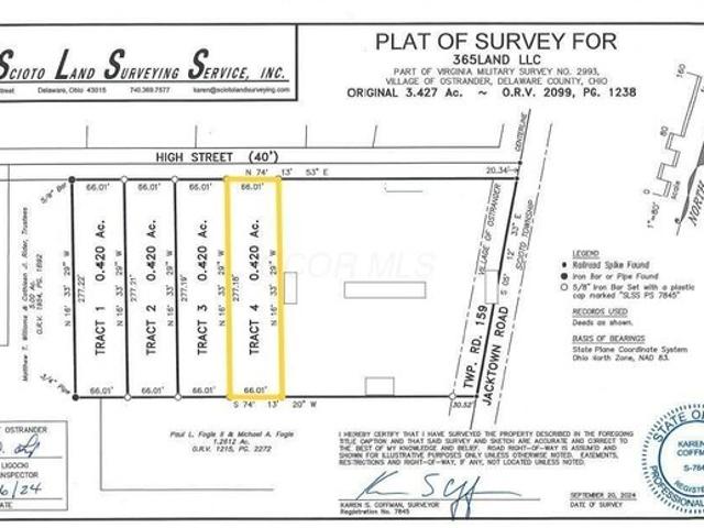 Land for sale in Ostrander, Delaware County