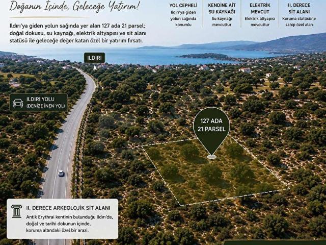 Germiyan Mahallesi, Çeşme içerisinde satılık Arsa