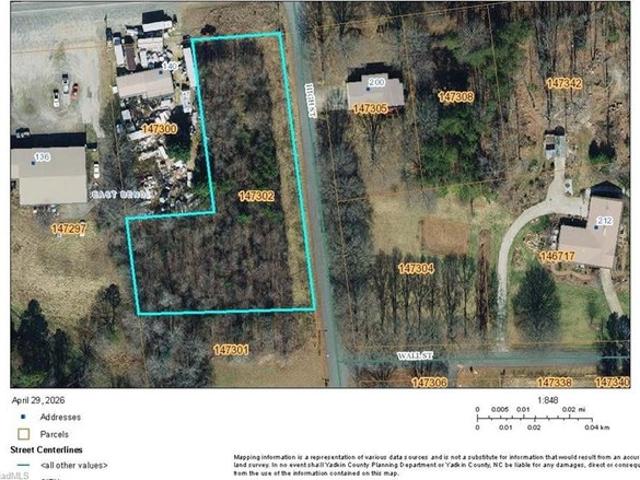 Land for sale in East Bend, North Carolina