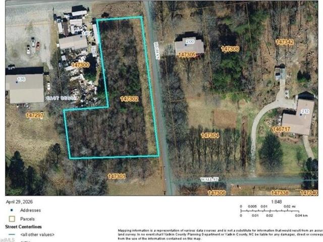 Land for sale in East Bend, North Carolina
