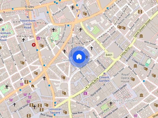 Apartment for rent in Seven Dials, Bloomsbury