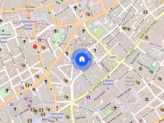 Apartment for rent in Seven Dials, Bloomsbury