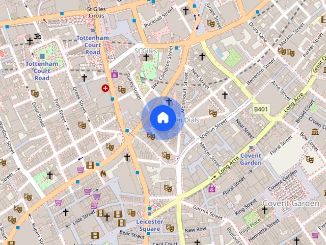Apartment for rent in Seven Dials, Bloomsbury