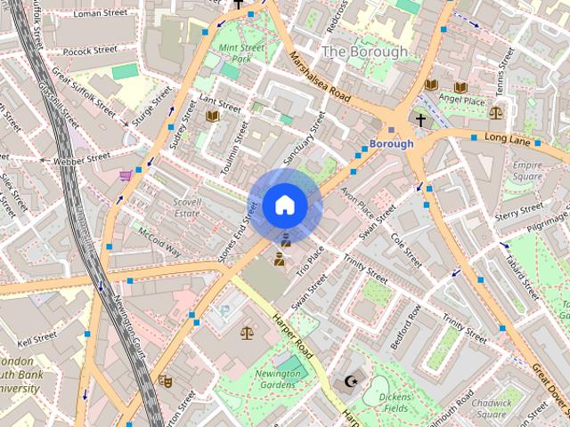 Apartment for rent in The Borough, Greater London