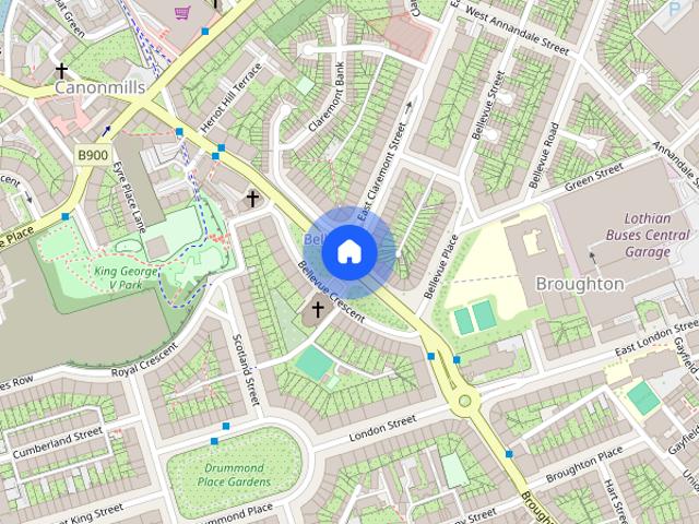 Apartment for rent in Broughton, Scotland