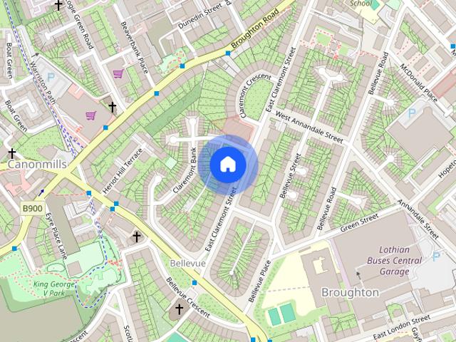 Apartment for rent in Broughton, Scotland