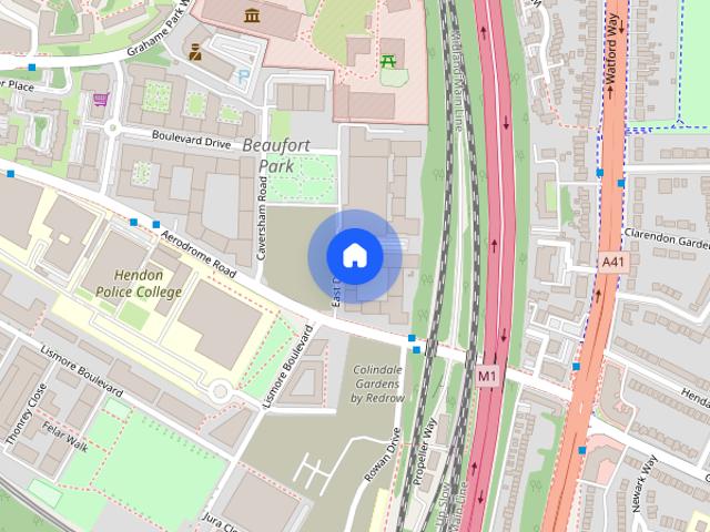 Apartment for rent in Beaufort Park, Greater London
