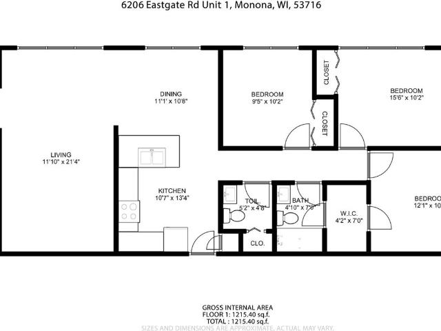 Apartment for rent in Monona, Dane County