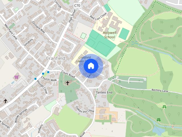 House for rent in Cranfield, Central Bedfordshire