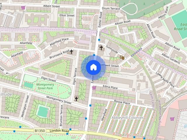 Apartment for rent in Hillside, Leith
