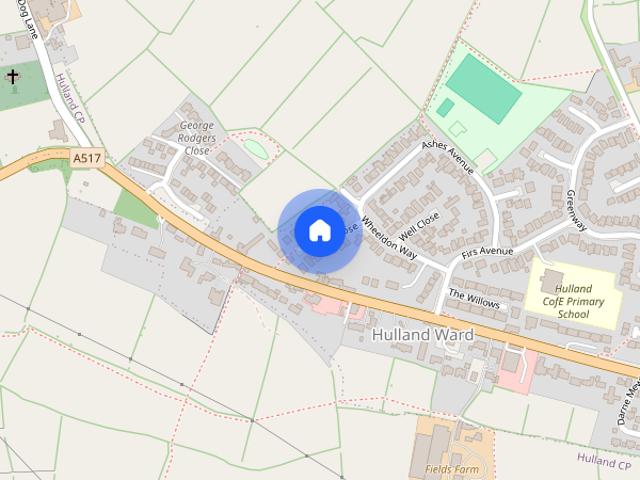 House for rent in Hulland, Derbyshire Dales