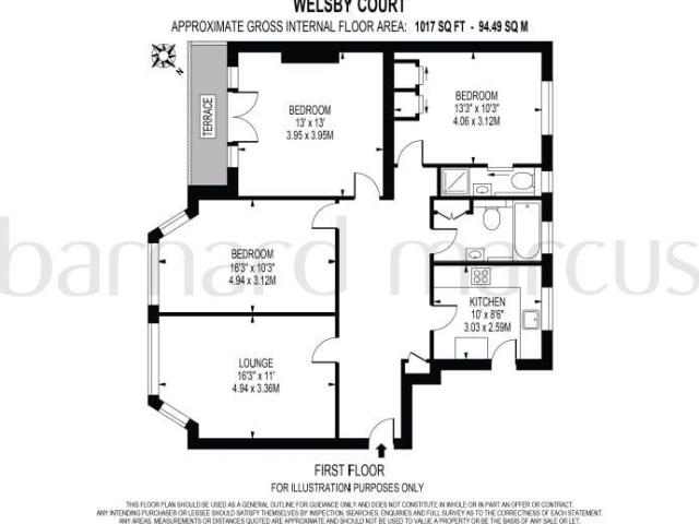 Apartment for rent in London Borough of Ealing, Perivale