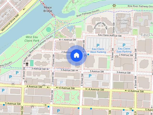 Apartment for rent in Eau Claire, Calgary