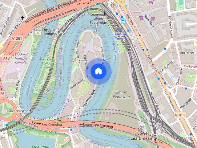 Apartment for rent in London City Island, Blackwall