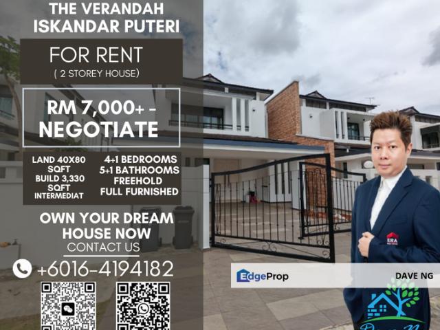 House for rent in Taman Eko Botani, Iskandar Puteri