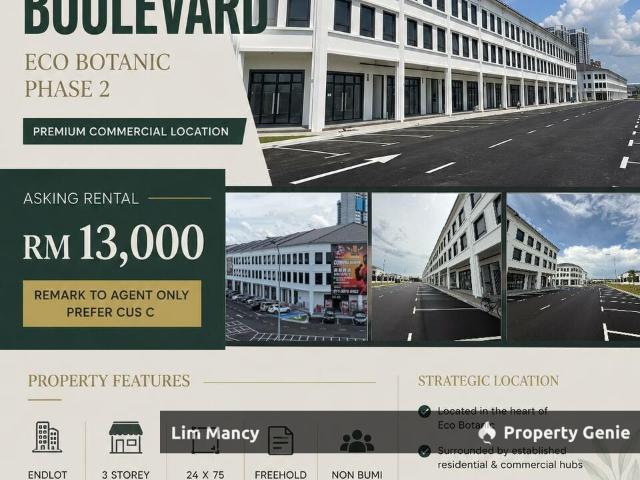 Shop Office for rent in Bukit Ledang, Johor