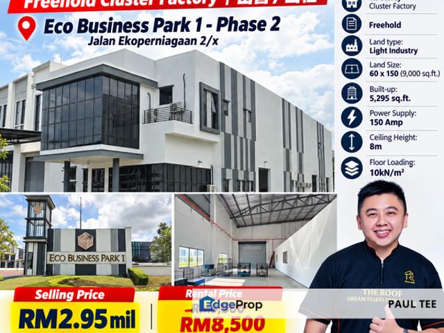 Warehouse for sale in Johor Bahru