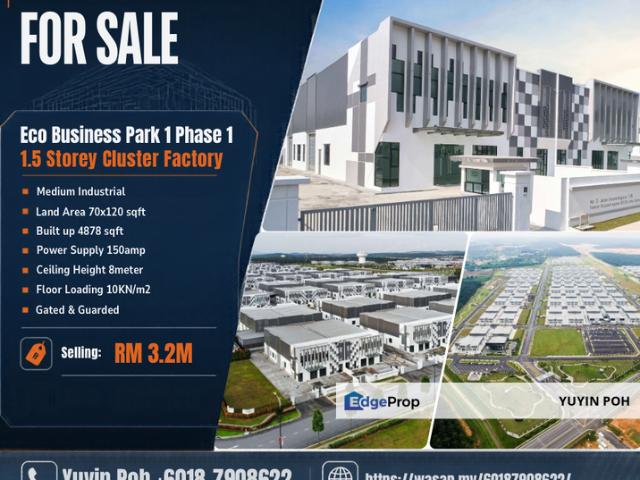 Warehouse for sale in Skudai, Johor Bahru